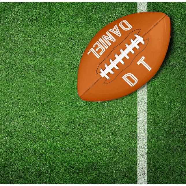 Personalised  -  burnt orange     american football (Creator Uploaded)
