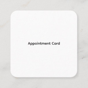 Personalised Business Appointment Cards