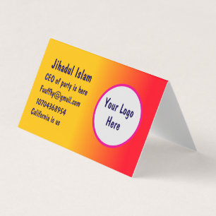 Personalised business card