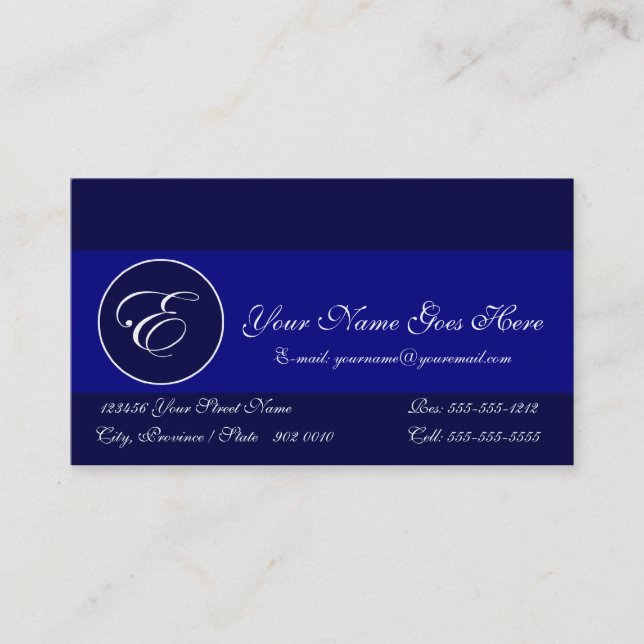 Personalised Business Card E (Front)
