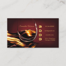 Personalised Business Cards Wine