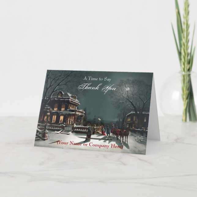 Personalised Business Christmas Card Printing (Front)