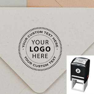 Personalised Business Custom Logo Name Self-inking Stamp
