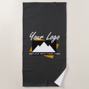 Personalised Business Design Company Professional Beach Towel