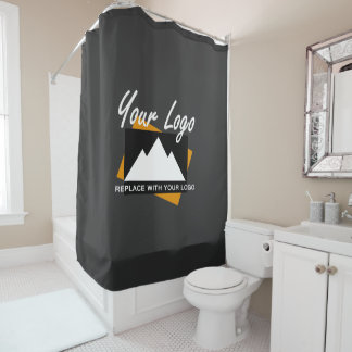 Personalised Business Design Company Professional Shower Curtain