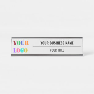 Personalised Business Desk Name Plate Template