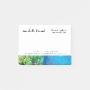 Personalised Business Feminine Girly Post-it Notes