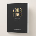 Personalised Business Folders - Business Card Slot