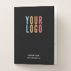 Personalised Business Folders Logo and Card Slot