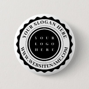 Personalised Business Logo 6 Cm Round Badge