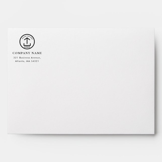 Personalised Business Logo Address Company Envelope (Front)