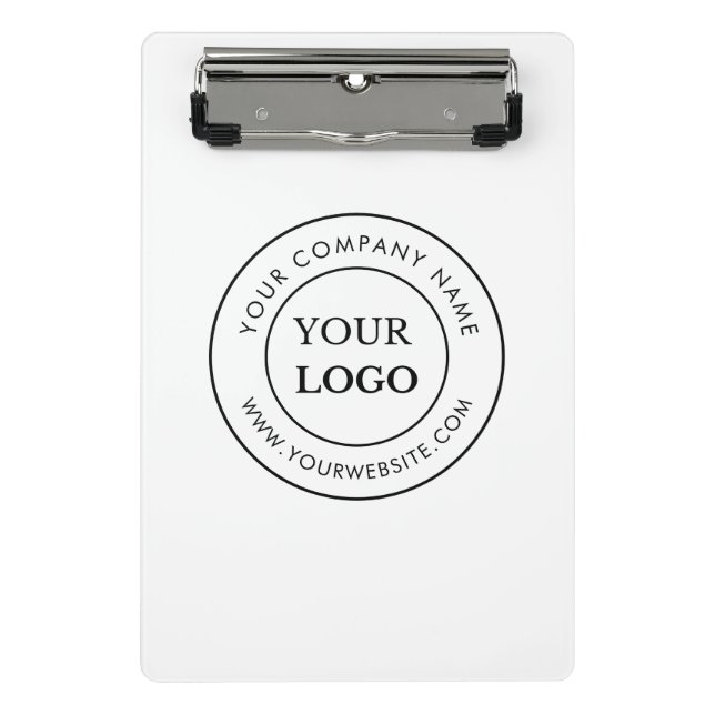 Personalised Business Logo Branded Corporate  Mini Clipboard (Front)