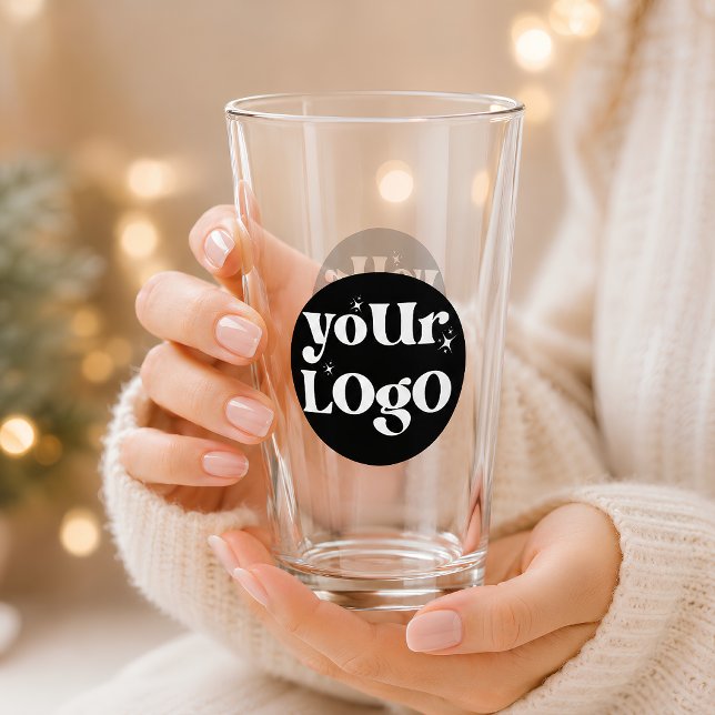 Personalised Business Logo Branded Glass (Creator Uploaded)
