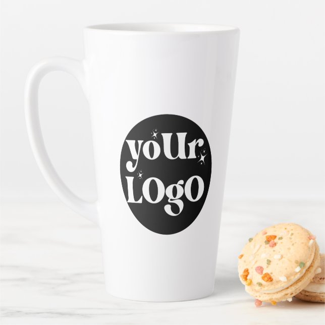 Personalised Business Logo Branded Latte Mug (In Situ)