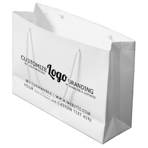 Personalised  Business Logo Company Large Gift Bag