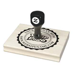 Personalised Business Logo Large Rubber Stamp