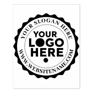 Personalised Business Logo Large Rubber Stamp