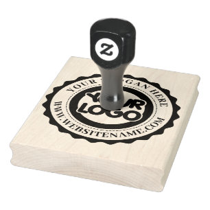 Personalised Business Logo Large Rubber Stamp