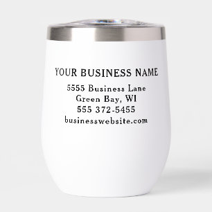 Personalised Business Logo Name Address Website