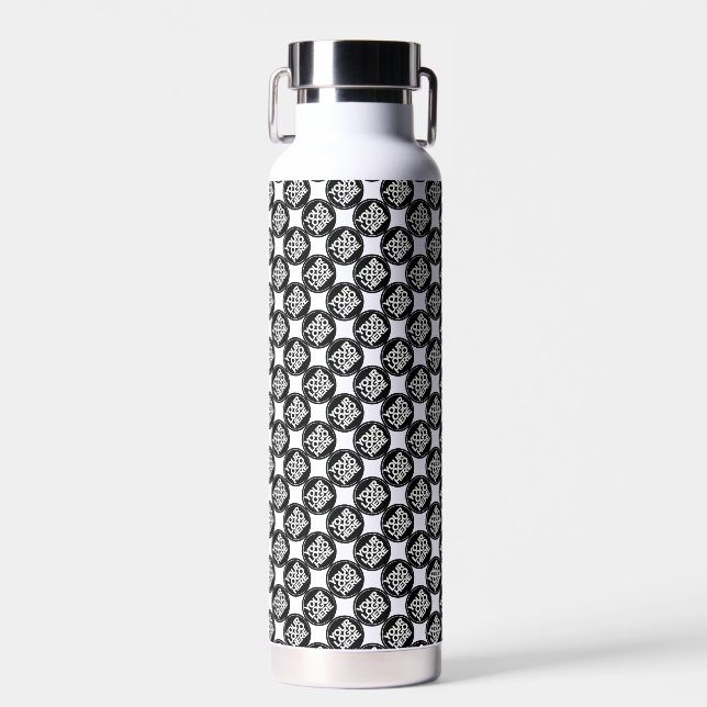 Personalised Business Logo Pattern Water Bottle (Front)