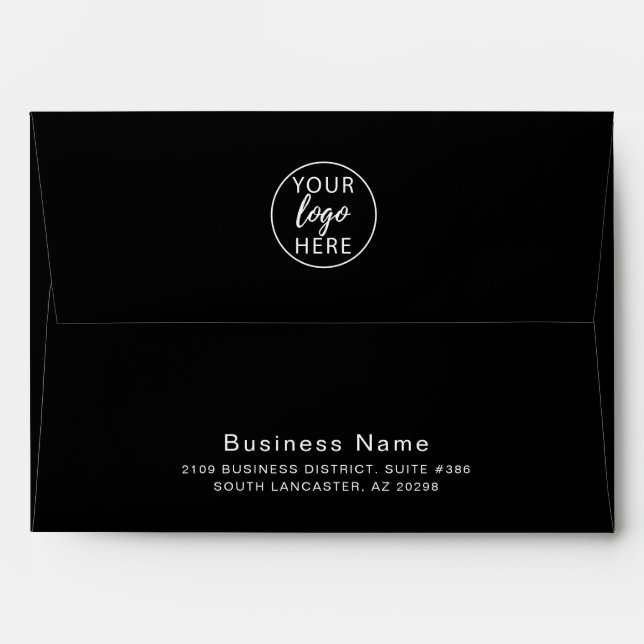 Personalised Business Logo Returns Envelope (Back (Top Flap))