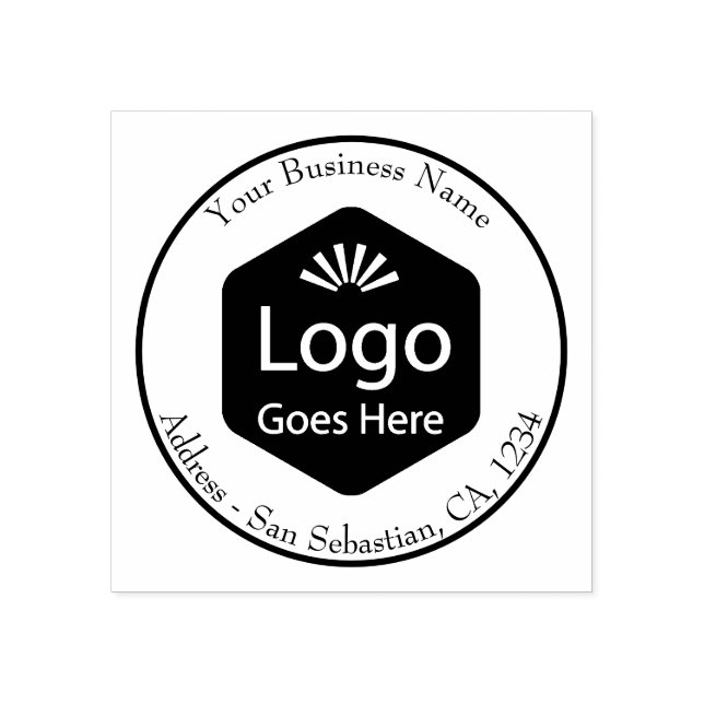Personalised Business Logo Rubber Stamp (Imprint)