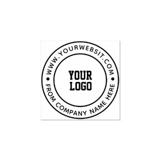 Personalised Business Logo Rubber Stamp