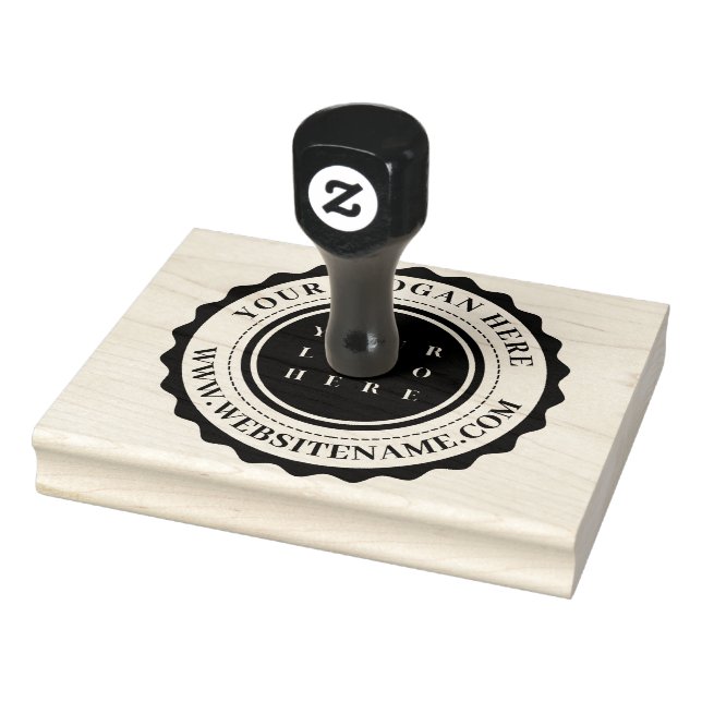 Personalised Business Logo Stationery Large Rubber Stamp (Stamp)
