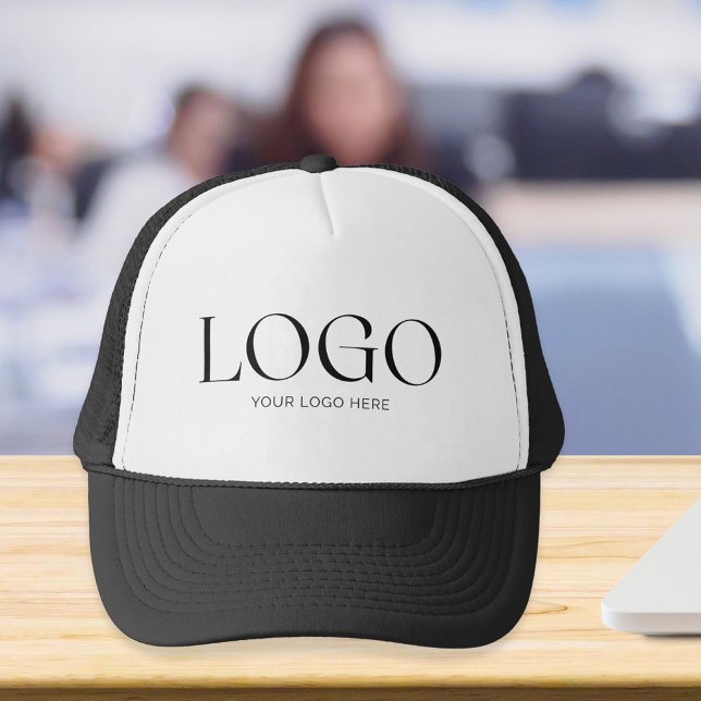 Personalised Business Logo Template Trucker Hat (In situ)