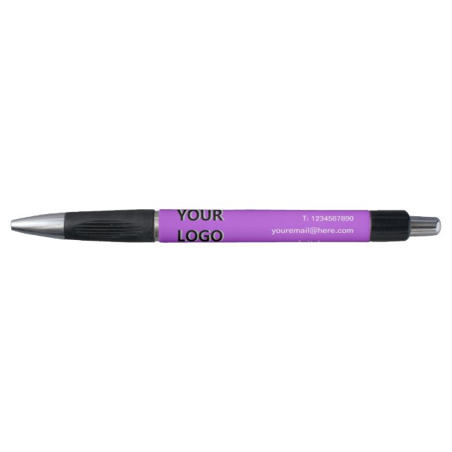 Personalised Business Logo Text Promotional Pen (Front)