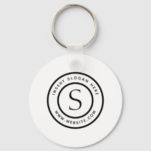 Personalised Business Monogram Key Ring