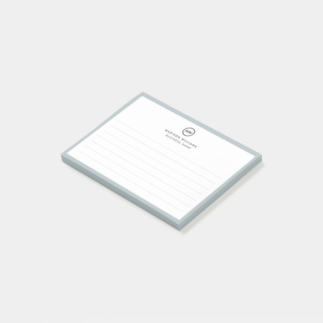 Personalised Business Notepad with Custom Logo (Angled)