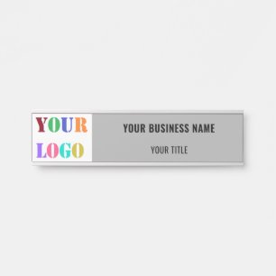 Personalised Business Office Door Sign with Logo