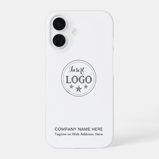 Personalised Business Profile iPhone 16 Case (Back)