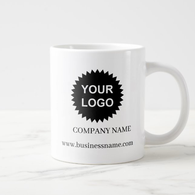 Personalised Business Promotional Logo Large Coffee Mug (Right)