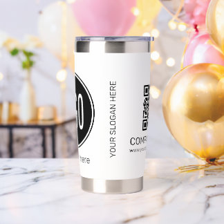 Personalised Business Promotional Logo, qr code Insulated Tumbler