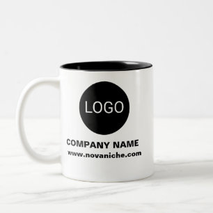 Personalised Business Promotional Logo Two-Tone Coffee Mug