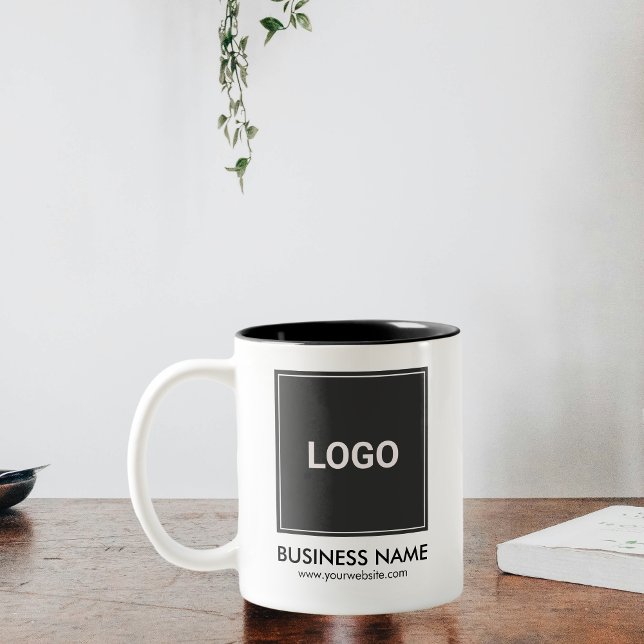 Personalised Business Promotional Logo  Two-Tone Coffee Mug (Creator Uploaded)