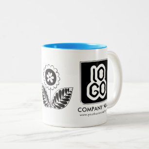 Personalised Business Promotional Logo Two-Tone Coffee Mug