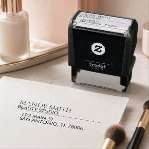 Personalised Business Return Address Self-inking Stamp