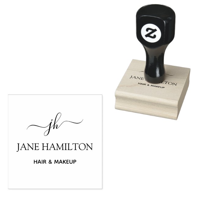 Personalised Business Rubber Stamp (Stamped)