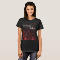 Personalised Business T-Shirt Blood Splatter Vampi