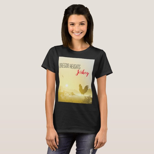 Personalised Business T-Shirt Sunny Morning Farm C (Front Full)