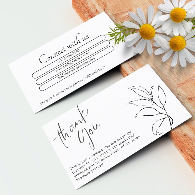 Personalised Business Thank You Card (Personalized Business Thank You Card)