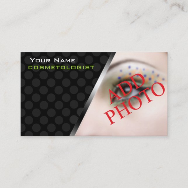 Personalised BusinessCards For Makeup Artists Business Card (Front)