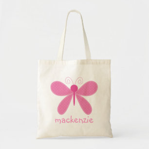 Personalised Butterfly Bookbag Tote Bag