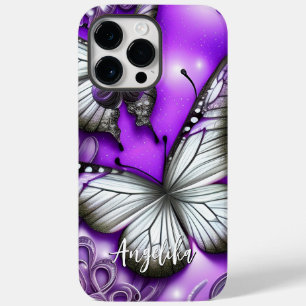 Personalised Butterfly Case-Mate iPhone 14 Pro Max Case