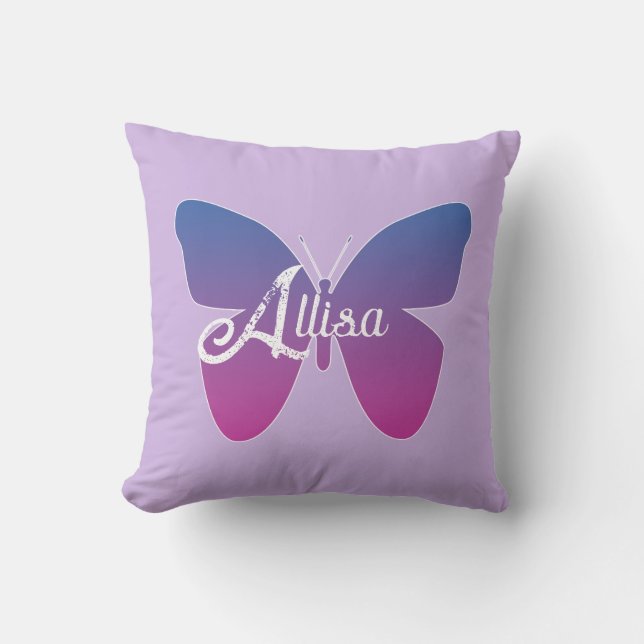 Personalised Butterfly Cushion (Front)