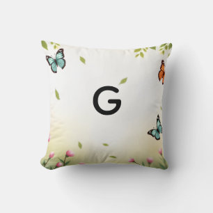 Personalised Butterfly Cushion
