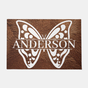 Personalised Butterfly Doormat